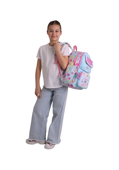 Kaukko Kids Kız Çocuk Sen Benim Sihrimsin Baskılı Okul Çantası - Pembe - Magic - L5283