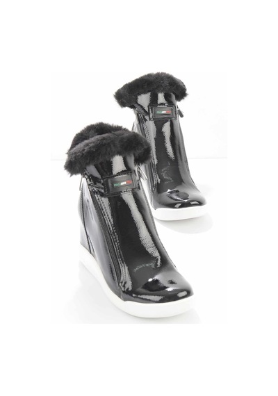 Bambi Siyah Kadın Bot & Bootie K02628020608 Siyah