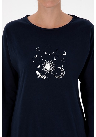 U.s. Polo Assn. Kadın Lacivert Pijama Takım 50318920-vr033 Lacivert