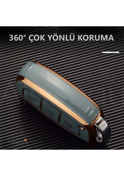 Hyundai Tucson Bayon Elantra Accent Ix35 I10 I20 I30 I40 Tpu Anahtar Kılıfı Yeşil - Sustasız