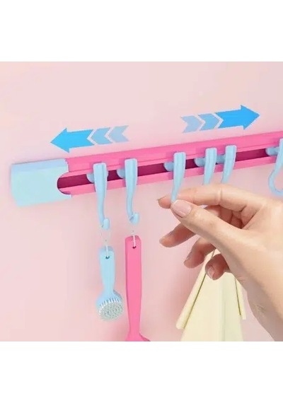 10 Kancalı Raylı Mutfak Ve Banyo Düzenleyici Askı 30 Cm Diğer