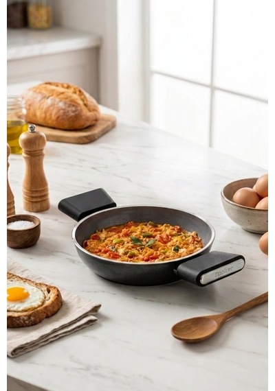 Cooker Cliff 18 Cm Seramik Kaplama Sahan Siyah Ckr4642
