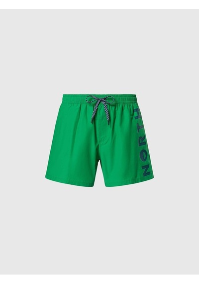 North Sails Basic Volley Cepli Erkek Deniz Şortu 36cm-33373 Yeşil