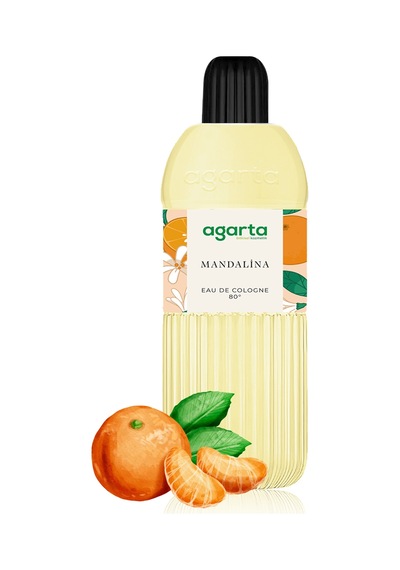 Agarta Pet Şişe 80 Derece Mandalina Kolonyası 400 ML