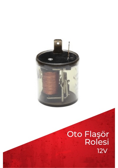 Bakır Sargı 10 Ampule Kadar Dayanıklı 12 Volt Oto Sinyal Flaşörü