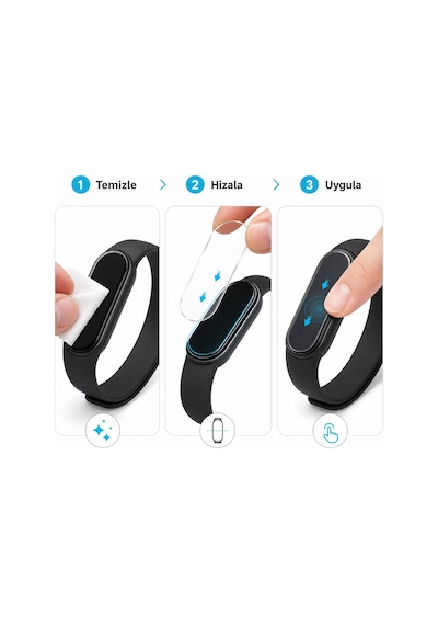 Xiaomi Smart Band 10 Ekran Koruyucu Şeffaf Tpu 2'li Set