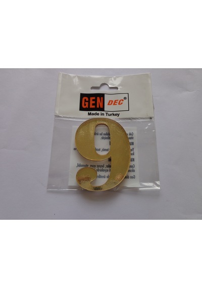 7Cm Altın Sarı No:9 Kapı Daire Villa Dolap Posta