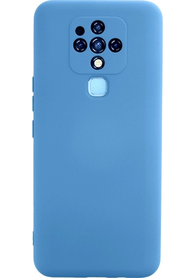 Newface - 383 - Tecno Camon 16 Kılıf Nano İçi Kadife Silikon - Csmo-tex - - Mavi