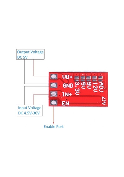Mini Dc-dc Buck Ayarlanabilir Güç Modülü 24v 3a