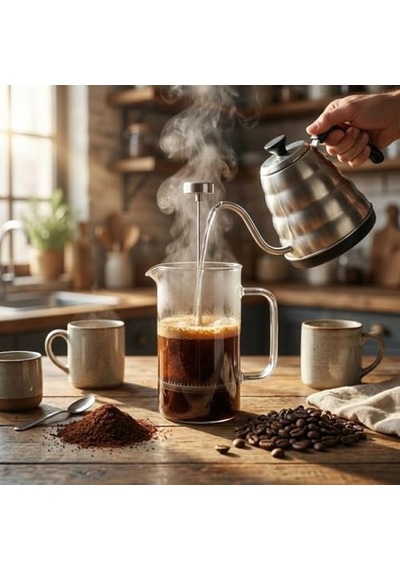 350 Ml Borosilikat Cam Termisil French Press Dayanıklı Cam Çay &amp Filtre Kahve Demleme, Bitki Çayı, Kahve Pr Diğer