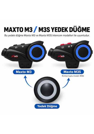 Maxto M3 / M3s Uyumlu Interkom Yedek Ana Kontrol Düğmesi