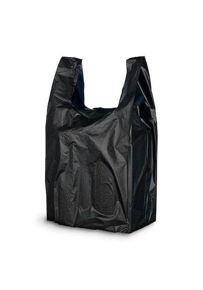 Kalın Siyah Poşet 28x50 Cm Orta Boy 1 Kg Hışır Atlet Poşet Market Manav Poşeti Çöp Poşeti