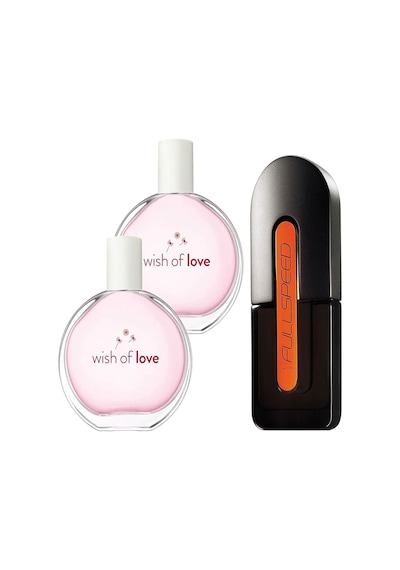 Full Speed Erkek Parfüm Ve 2 Adet Wish Of Love Kadın Parfüö Edt 50 Ml Parfüm Paketi Ferah
