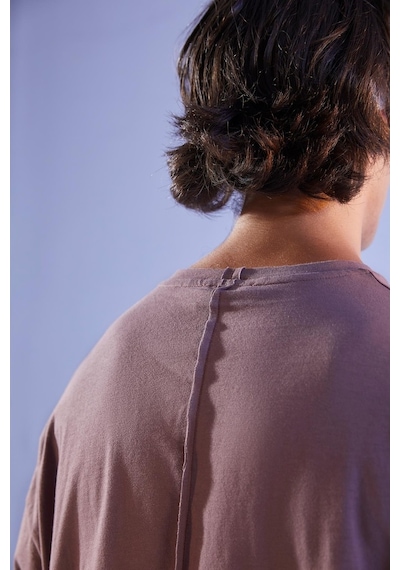Woof Gym Oversized Long Sleeve T-Shırt - Rose Taupe