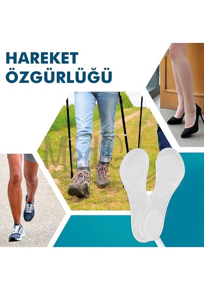Medigel MG12 - Topuklu Ayakkabı Ve Babet Yapışkanlı Jel İç Tabanlık
