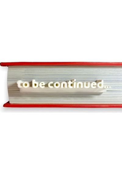 Kitap Ayracı To Be Continued