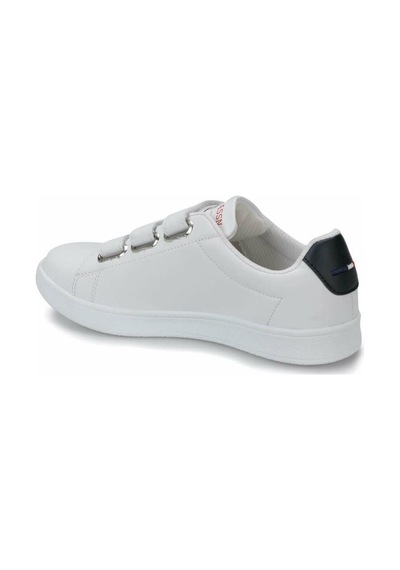 U.S. Polo Assn. U.s Polo Assn. Sınger Beyaz Cırtlı Çocuk Sneaker Spor Ayakkabı 001
