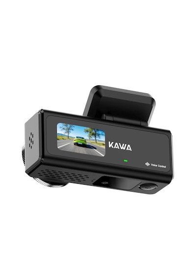 Kawa D9 2 Kameralı Ön+arka 4k+1080p Hdr Wi-fi Gps'li Gece Görüşlü Araç Kamerası + 64gb Hafıza Kartı