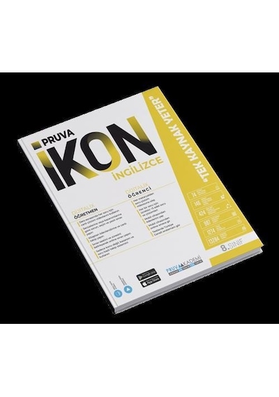 8. Sınıf İkon İngilizce Konu Anlatım Kitabı -  Pruva Akademi