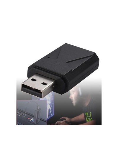 Usb Bt 5.0 Handsfree Kablosuz Verici Alıcı Stereo Ses Adaptörü Da