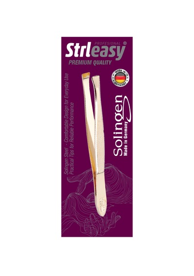 Strleasy 6223 Solıngen Gold Çelik Cımbız - Düz Uç
