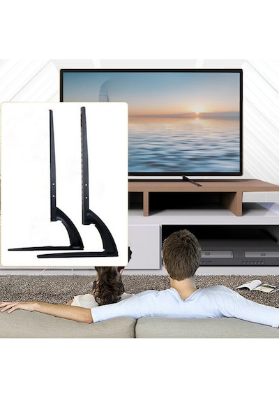 32-75'' Evrensel Tv Standı Masa Üstü Ayarlanabilir Sabit Lcd Led Ekran Standı