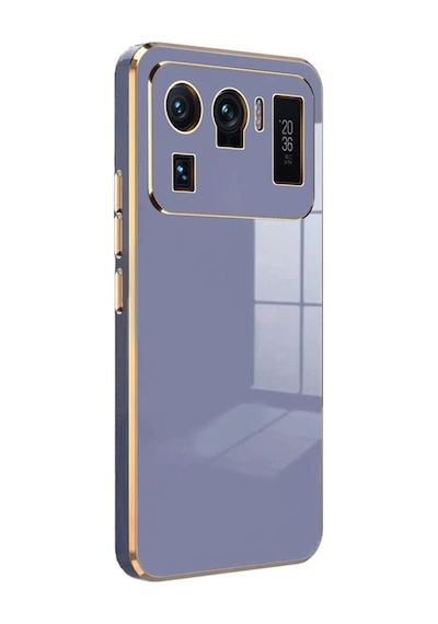 Xiaomi Mi 11 Ultra Uyumlu Kılıf Volet Silikon - Mavi