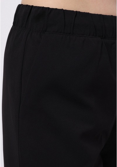 Colins Regular Fit Orta Bel Düz Kadın Siyah Eşofman Altı Cl1075803 Q1.v2 Blk Siyah