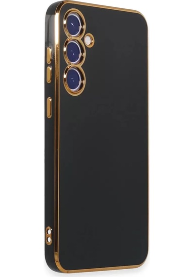 Newface Samsung Galaxy S23 Fe Kılıf Volet Silikon - Siyah