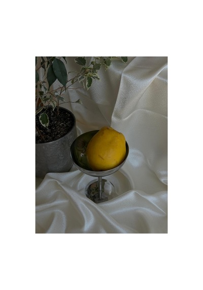 Metal Yüksek Ayaklı 13 Cm Çerez Sunum Kadehi Metal - 686974204