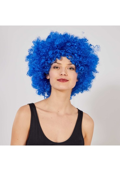 Mi Renk Kıvırcık Afro Bonus Peruk Çok Renkli