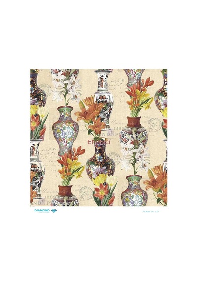 Diamond Pirinç Dekopaj Kağıdı - 227 - 30x30