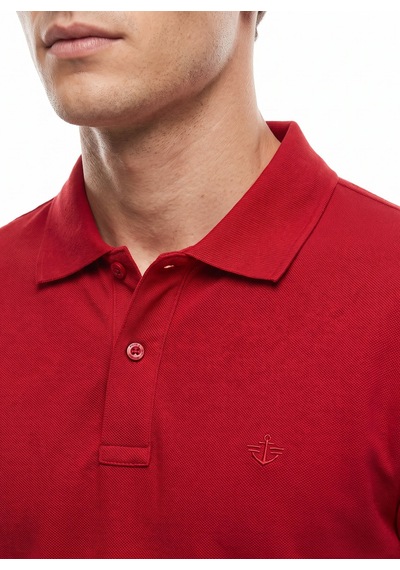 Dockers Kırmızı Erkek Regular Fit Polo T-shirt D261002 Bordo