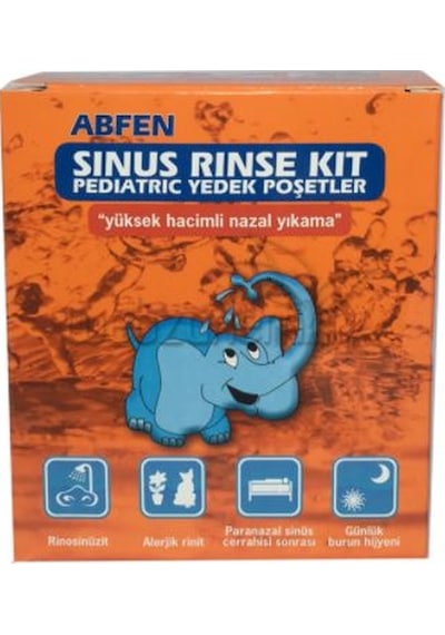 Abfen Sinus Rinse Pediatric Kit Yedek Poşetler 50 Adet