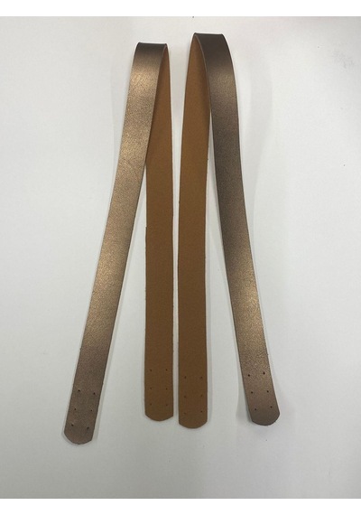 Karantuhafiye Dikmeli Spor Sap / Çanta Sapı / Deri Dikmeli Sap 70 Cm Bakır Bakır