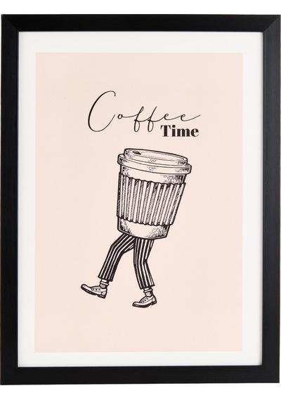 Deco Coffee Time Pano - Bej - 30x40 Cm