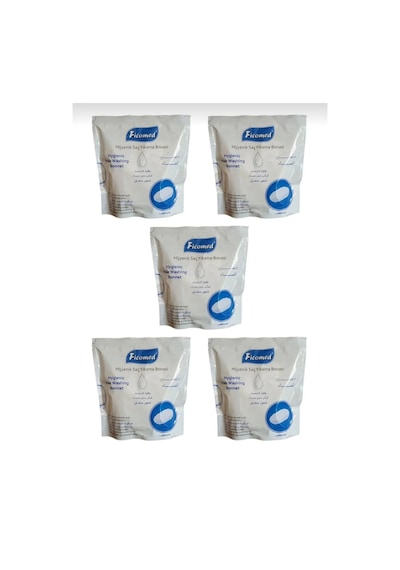 Ficomed Şampuanlı Saç Yıkama Bonesi Bone Tekli Paket 5 Adet