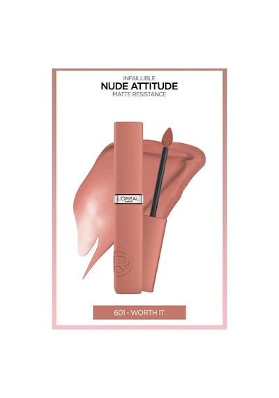 L'Oréal Paris Infaillible Matte Resistance Likit Mat Ruj 601 Worth It