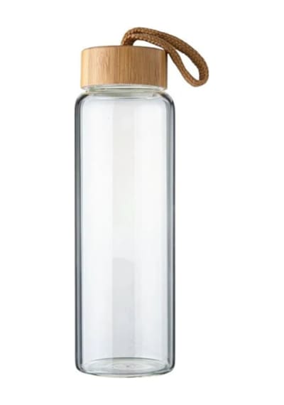 H2o Bambu Kapaklı Matara 500 Ml Promo Şeffaf