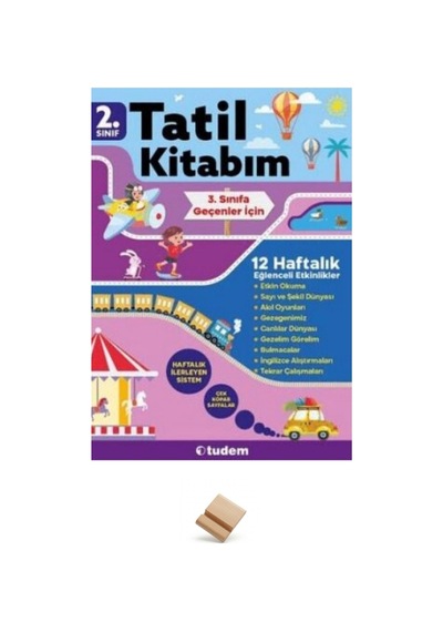 Tudem 2'den 3'e Geçenler İçin Yaz Tatil Kitabı Ve Telefon Standı