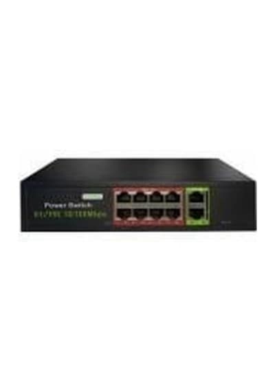 Uranıum Poe-g8002-96w 8 Port 100-1000 Gıgabıt + 2 Port Gıgabıt Rj45 Uplınk Poe Swıtch