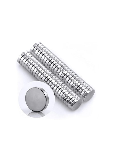 Dünya Magnet 10 Adet 10mm X 2mm Güçlü Yuvarlak Neodyum Mıknatıs 10'lu Paket
