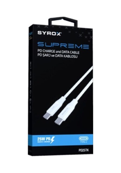 Pd25tk 25w Pd Type-c Kablo Syx-pd25tk