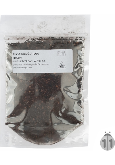 Ceviz Kabuğu Tozu Doğal Boya 100Gr
