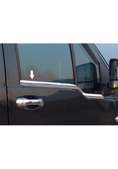 Woc Chrome Ford Connect Krom Cam Çıtası 2002-2014 2 Parça  Paslanm