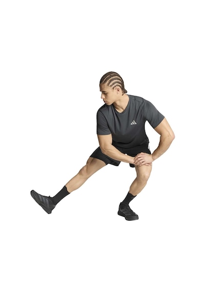 Adidas Run Ess Erkek Spor Tişört - Kg3190 Siyah