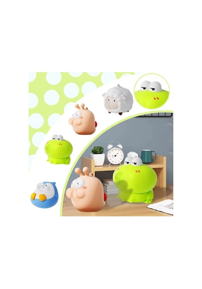 Baloncuk Sukuşi Hayvanlar Serisi Squishy Yeni Nesil Anahtarlık Çanta Süsü Squishy 1 Adet