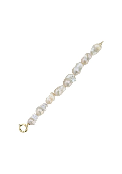 22,5 Mm Barok İnci Bileklik 22 Cm / Sarı Gümüş