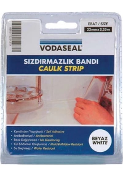 Mey İthalat Vodaseal Küvet Kenar Sızdırmazlık Bandı 22 Mm 3,35 Metre