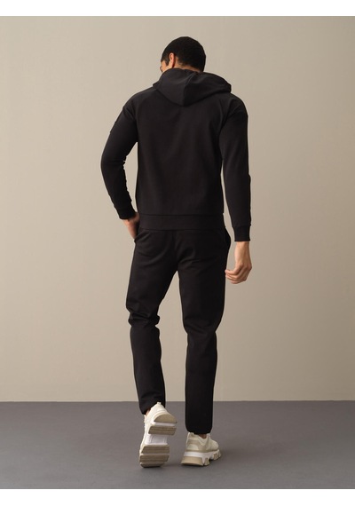 Xint Siyah Regular Fit Pamuklu Sweat Pantolon 380127